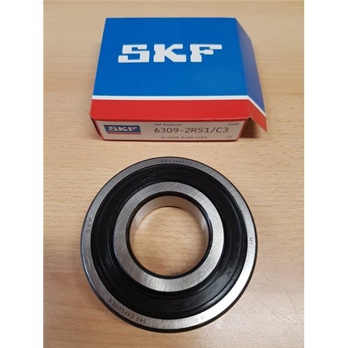 Cuscinetto Rigido a Sfere 6309-2RS1/C3 SKF 45x100x25 63092RSC3,63092RS1C3,6309-2RSR-C3,6309-2RS-C3,6309-C-2RSR-C3,