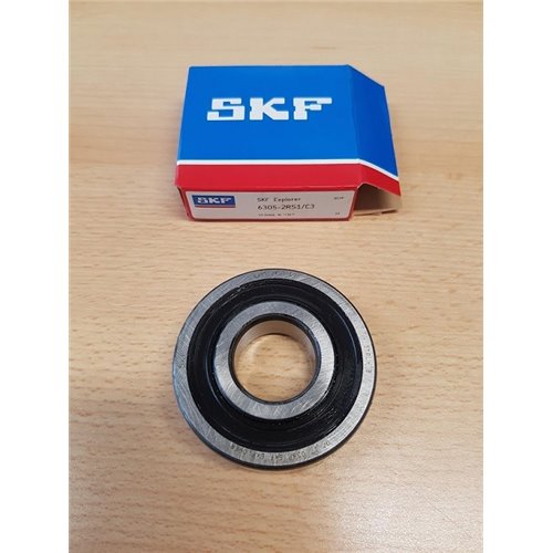 Cuscinetto Rigido a Sfere 6305-2RS1/C3 SKF 25x62x17 63052rsc3,63052rs1c3,6305-2rs1/c3,6305c3,6305-c-2rsr-c3,