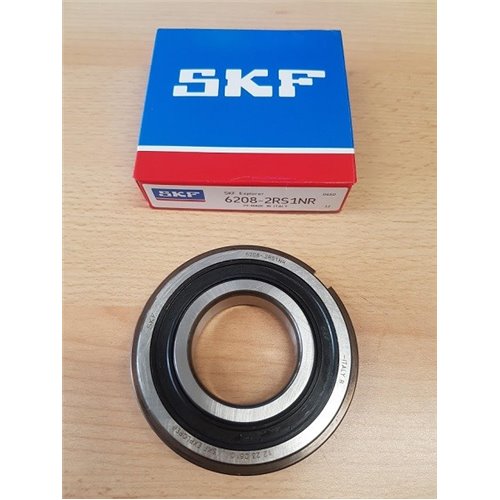 Cuscinetto 6208-2RS1NR SKF 40x86,6x18 Weight 0,373 62082RS1NR,