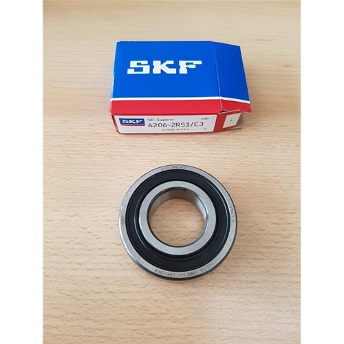 Cuscinetto Rigido a Sfere 6206-2RS1/C3 SKF 30x62x16 62062RSC3,6206-2RS1/C3,6206-2RSR-C3,6206-2RS-C3,6206-C-2RSR-C3,