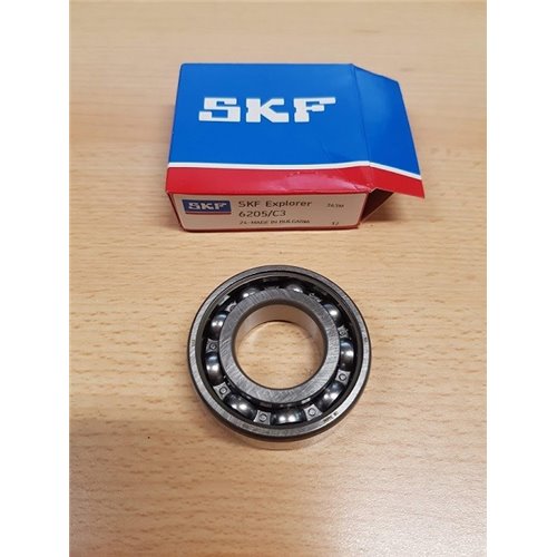 Cuscinetto Rigido a Sfere 6205/C3 SKF 25x52x15 Peso 0,13 6205C3,6205-C3,6205/C3