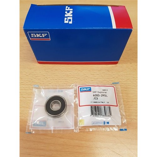Cuscinetto 6000-2RSL/C3 SKF 10x26x8 Weight 0,0184 60002RSLC3 Cuscinetto 6000-2RSL/C3 SKF 10x26x8 Weight 0,0184 60002RSLC3