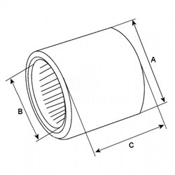 Cuscinetto F-219005  Ina 10x14x13,5 Weight 0,005 F219005