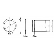 ANELLO SEEGER E 30
