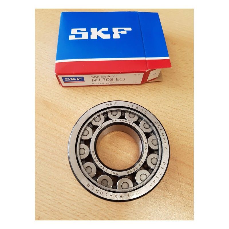 Cuscinetto NU 308 ECJ SKF 40x90x23 Weight 0,6747 NU308ECJ,NU308W,