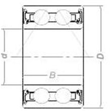 Cuscinetto 45BG07S5A1G-2DLCS*NACHI 45X75X32 2RS *Weight 0,468