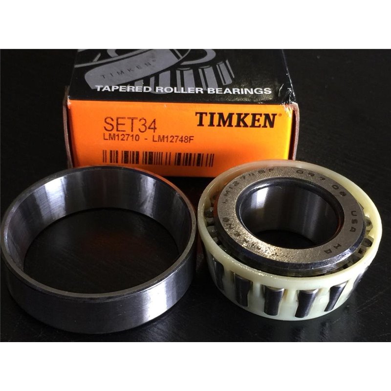 Cuscinetto LM12748F/12710 Timken- (21,43x45,237x15,494 Weight 0,120)