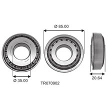 Cuscinetto TR 070902 Koyo (35x85x21 Weight 0,596) TR070902,90366-35011,BR63,