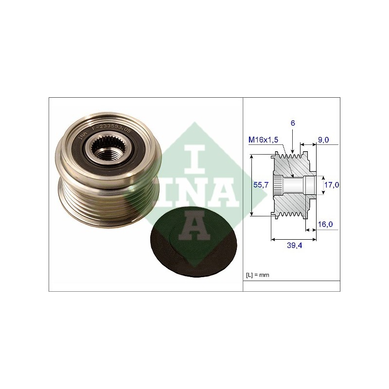 Cuscinetto F-233593.05 (535006010) Ina F-23359305,535006010