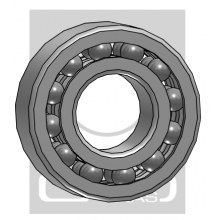 Cuscinetto 4206 Koyo (30x62x20) Weight 0,298 4206