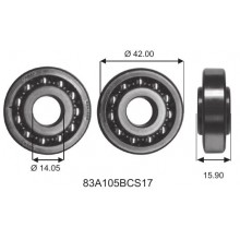 Cuscinetto 83A105GCS17 Koyo (14,15x42x16) Weight 0,094 83A105GCS17