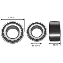 Cuscinetto DAC 3668 AWCS36 KOYO (36x68x33) Weight 0,468 dac3668awcs36,36bwd04ca59,0926736002,09267-36003,