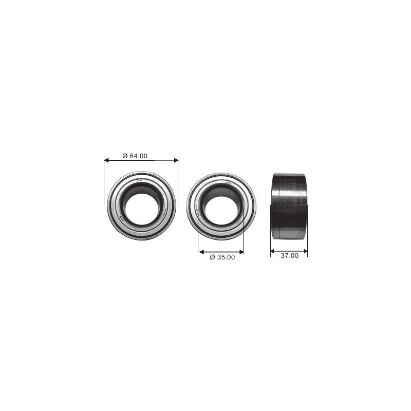 Cuscinetto DAC 3564A-1CS31 KOYO (35x64x37) Weight 0,436 DAC3564A1CS31,bah042,633929,dac3564a1cs45,90043-63150,356437,