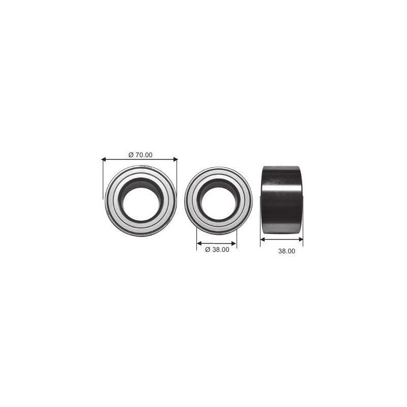 Cuscinetto DAC 3870W-6CS66 KOYO (38x70x38) Weight 0,564 (ABS) DAC3870W6CS66,90043 Cuscinetto DAC 3870W-6CS66 KOYO (38x70x38) Weight 0,564 (ABS) DAC3870W6CS66,90043