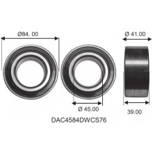 Cuscinetto DAC 4584 DWCS76 KOYO (45x84x41) Weight 1,003 DAC4584DWCS76,45BWD03,VKBA3710,MB633430