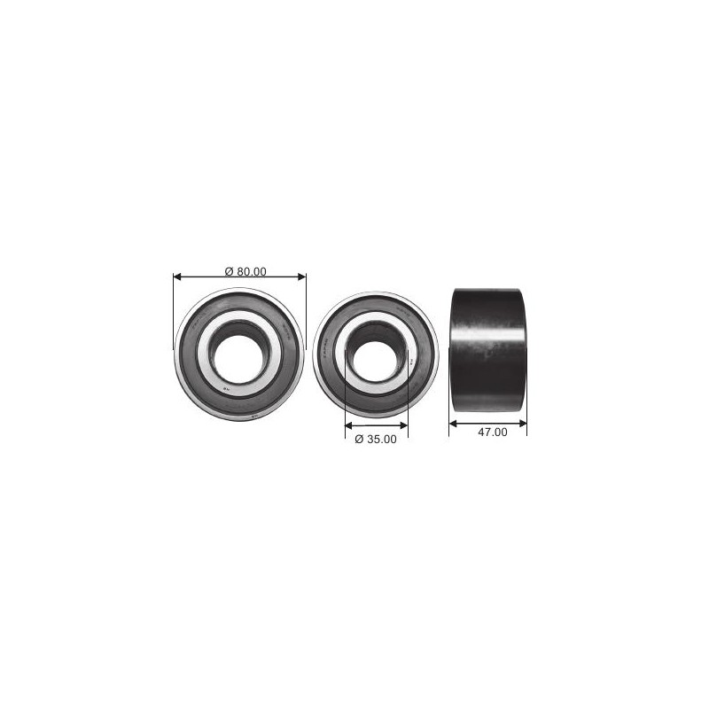 Cuscinetto DAC 358047 BW 2RS KOYO (35x80x47) Weight 1,019 DAC3580WHR4CSO,9036335087 TOYOTA Cuscinetto DAC 358047 BW 2RS KOYO (35x80x47) Weight 1,019 DAC3580WHR4CSO,9036335087 TOYOTA