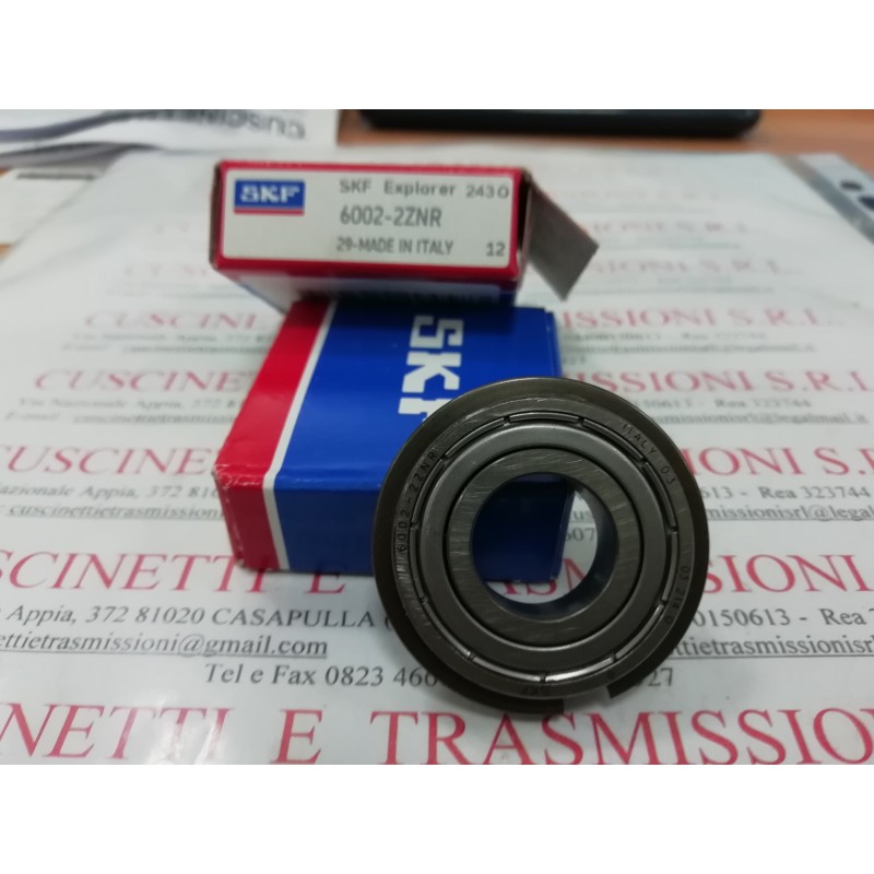 Cuscinetto 6002-2ZNR SKF 15x36,7x9 Weight 0,0316 60022ZNR,6002-2ZNR