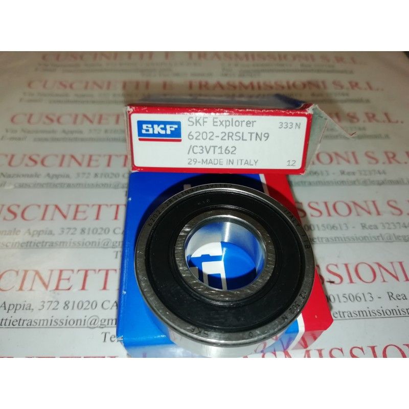 Cuscinetto 6202-2RSLTN9/C3VT162 SKF 15x35x11 Weight 0,0438 62022RSLTN9C3VT162 Cuscinetto 6202-2RSLTN9/C3VT162 SKF 15x35x11 Weight 0,0438 62022RSLTN9C3VT162