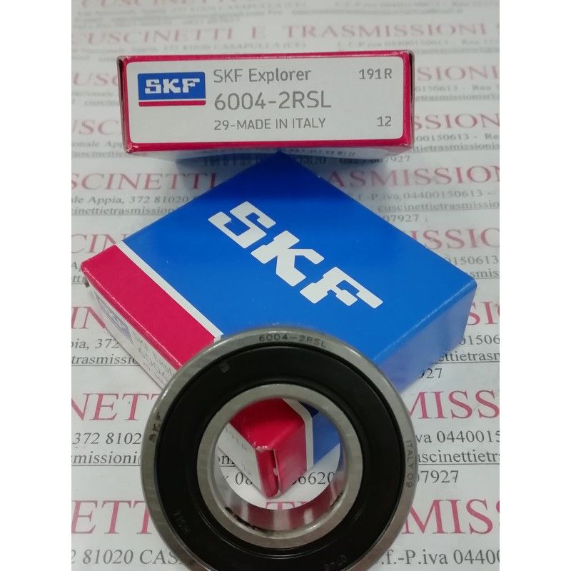 Cuscinetto 6004-2RSL SKF 20x42x12 Weight 0,0676 60042RSL,6004-2RSL, Cuscinetto 6004-2RSL SKF 20x42x12 Weight 0,0676 60042RSL,6004-2RSL,