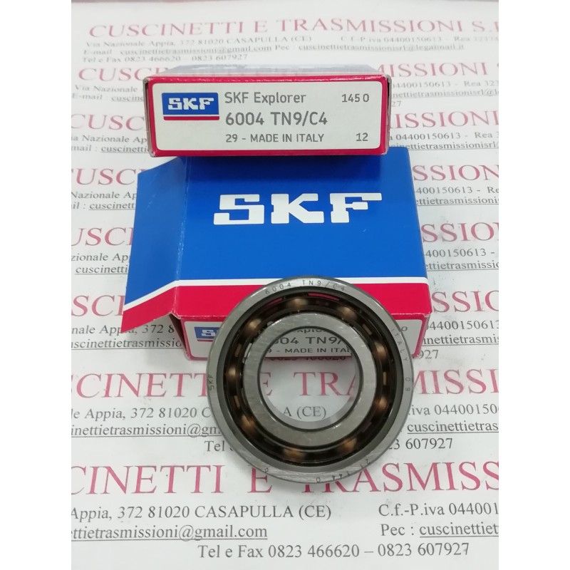 Cuscinetto 6004 TN9/C4 SKF 20x42x12 Weight 0,065 6004TN9C4,6004TVHC4,6004FGC4,6004C4TN9,6004C4FG,6004C4TVH,