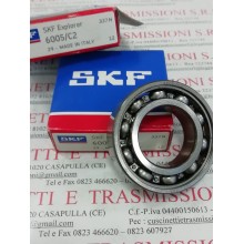Cuscinetto 6005/C2 SKF 25x47x12 Peso 0,076 6005C2,6005/C2,6005-C2