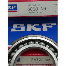 Cuscinetto 6010 NR SKF 50x80x16 peso 0,264 6010n,6010nr,6010-nr,6010/nr,