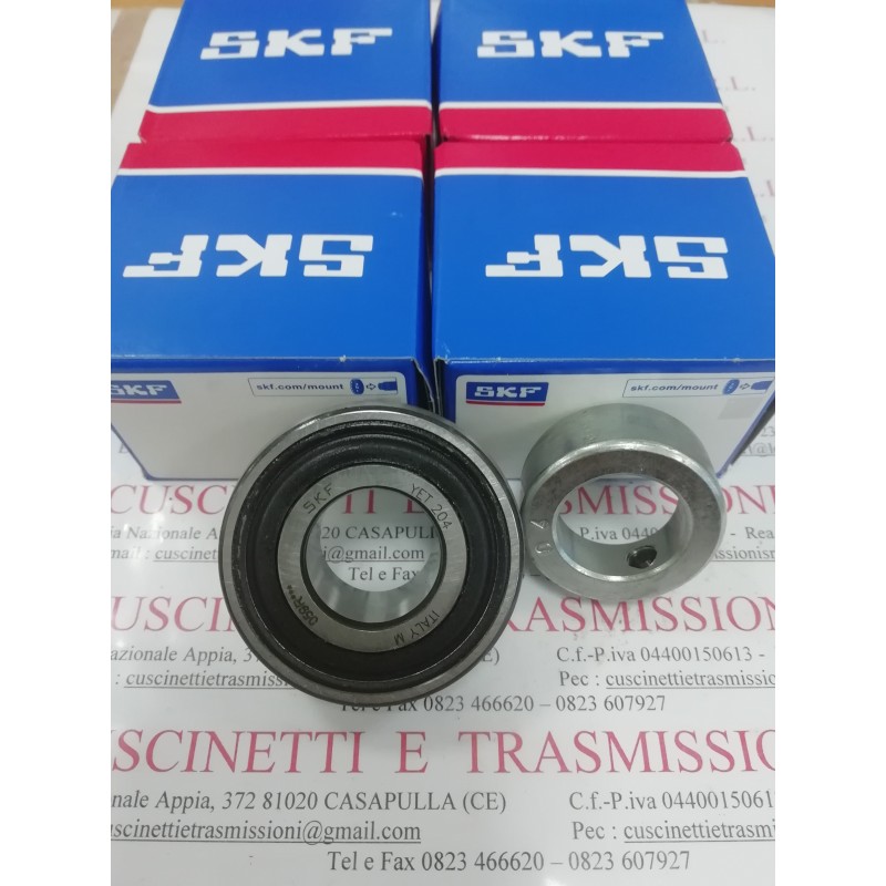 Cuscinetto YET 204 SKF 20x47x31 Weight 0,1576 YET204