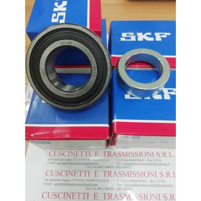 Cuscinetto YET 208 SKF 40x80x43,7 Weight 0,576 YET208