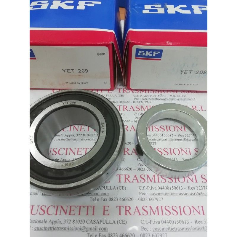 Cuscinetto YET 209 SKF 45x85x43,7 Weight 0,649 YET209