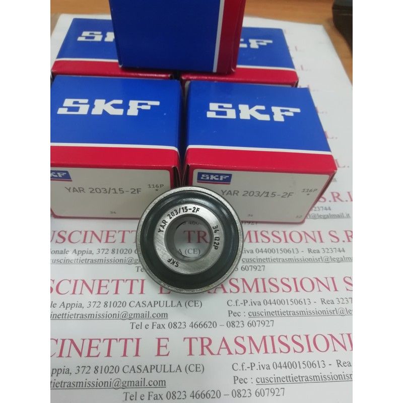 Cuscinetto YAR 203/15-2F SKF 15x40x27,4 Weight 0,105 YAR203152F,YAR203/15,