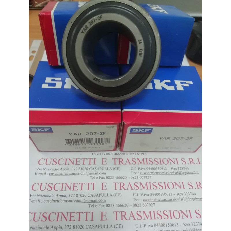 Cuscinetto YAR 207-2F SKF 35x72x42,9 Weight 0,4356 YAR2072F,UC207