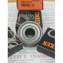 Cuscinetto 6303-ZZ-C3 Timken 17x47x14 Weight 0.11