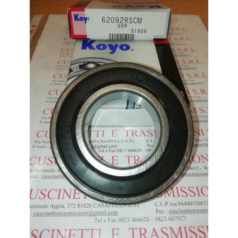 Cuscinetto 6209-2RS KOYO 45x85x19 6209-2RS1,62092RS,6209-2RS,6209-C-2HRS,62092RS1,6209DDU,6209LLU