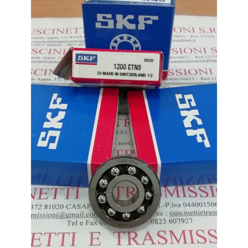 Cuscinetto 1200 ETN9 SKF 10x30x9 Weight 0,0337 1200,1200ETN9,1200TVH,