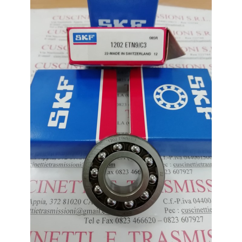 Cuscinetto 1202 ETN9/C3 SKF 15x35x11 Weight 0,049 1202ETN9C3