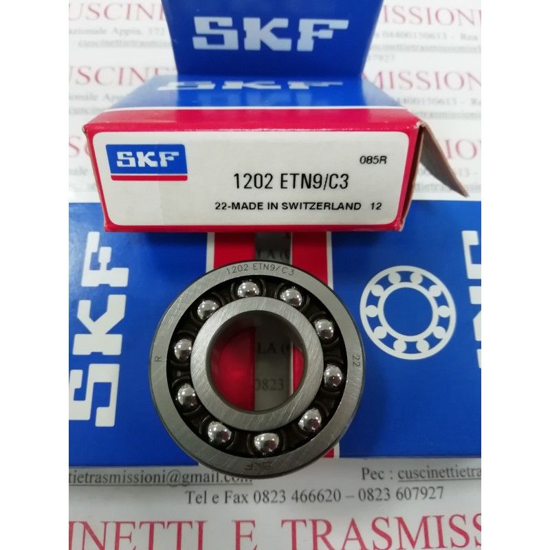 Cuscinetto 1202 ETN9/C3 SKF 15x35x11 Weight 0,049 1202ETN9C3 Cuscinetto 1202 ETN9/C3 SKF 15x35x11 Weight 0,049 1202ETN9C3