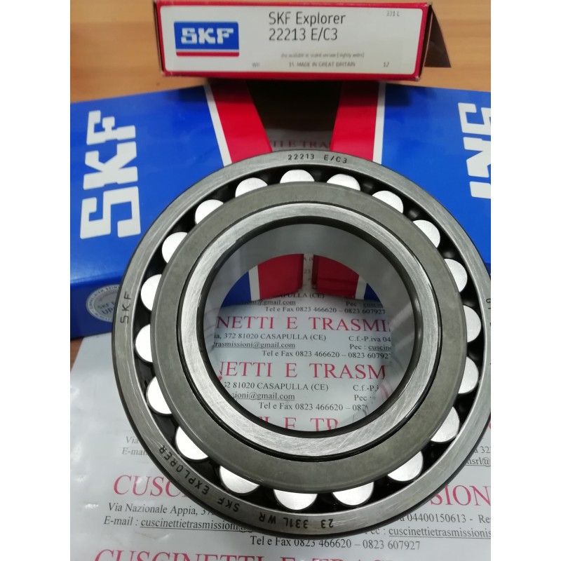 Cuscinetto 22213 E/C3 SKF 65x120x31 Weight 1,5216 22213EC3 Cuscinetto 22213 E/C3 SKF 65x120x31 Weight 1,5216 22213EC3