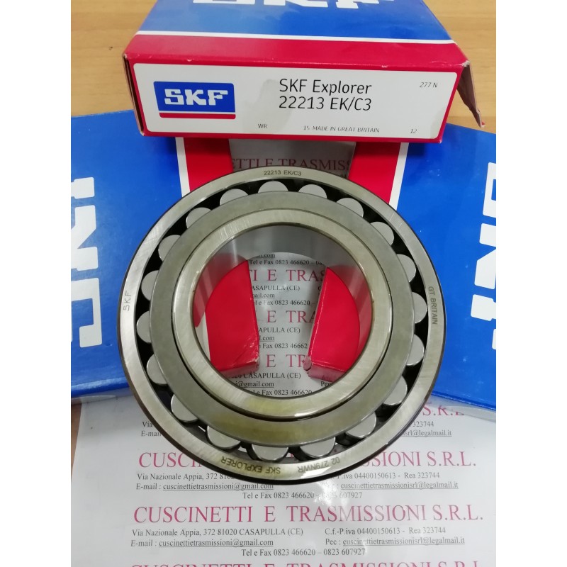 Cuscinetto 22213 EK/C3 SKF 65x120x31 Weight 1,492 22213EKC3 Cuscinetto 22213 EK/C3 SKF 65x120x31 Weight 1,492 22213EKC3