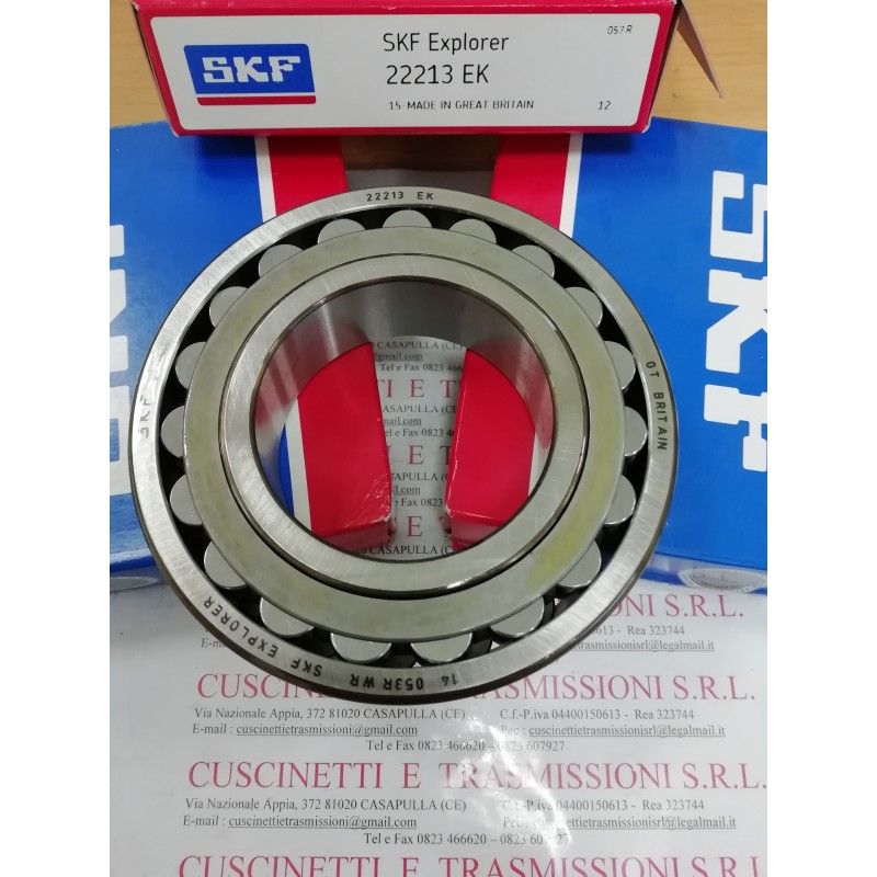 Cuscinetto 22213 EK SKF 65x120x31 Weight 1,492 22213EK