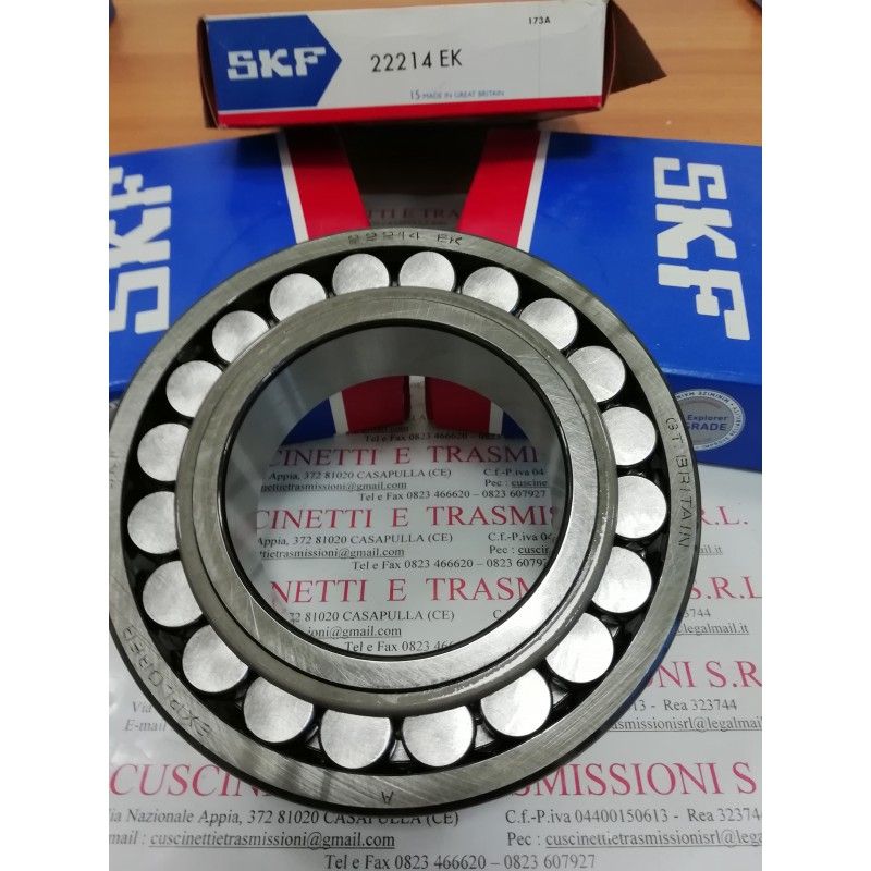 Cuscinetto 22214 EK SKF 70x125x31 Weight 1,5649 22214EK