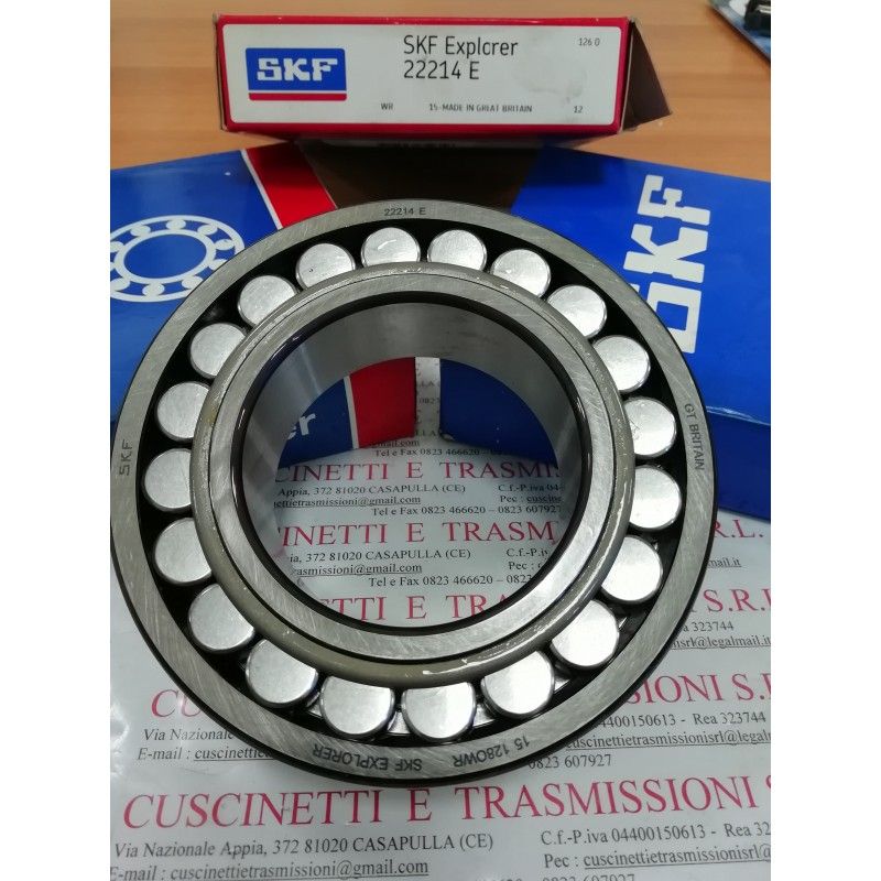 Cuscinetto 22214 E SKF 70x125x31 Weight 1,6008 22214,22214E,22214CCW33,22214E1,22214E1XL, Cuscinetto 22214 E SKF 70x125x31 Weight 1,6008 22214,22214E,22214CCW33,22214E1,22214E1XL,