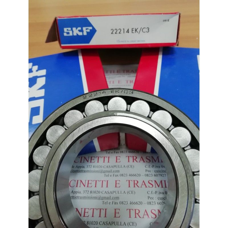 Cuscinetto 22214 EK/C3 SKF 70x125x31 Weight 1,5649 22214EKC3 Cuscinetto 22214 EK/C3 SKF 70x125x31 Weight 1,5649 22214EKC3