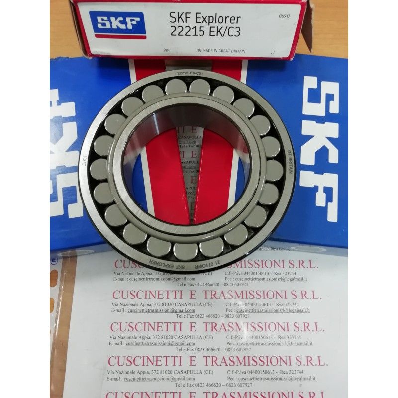 Cuscinetto 22215 EK/C3 SKF 75x130x31 Weight 1,6457 22215EKC3