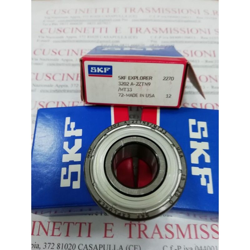 Cuscinetto 3202 A-2ZTN9/MT33 SKF 15x35x15,9 Peso 0,067 32022z,3202-2z,3202zz,3202-zz,3202a2ztn9mt33,3202bd2ztvh,5202zz,