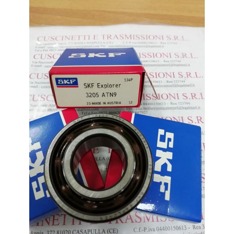 Cuscinetto 3205 ATN9 SKF 25x52x20,6 Weight 0,1686 3205,3205ATN9 Cuscinetto 3205 ATN9 SKF 25x52x20,6 Weight 0,1686 3205,3205ATN9