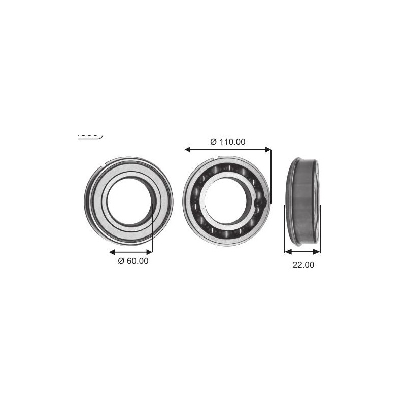 Cuscinetto 83179 YRE2 C3 KOYO (60x110x22) Weight 0,759 83179YRE2C3,1-09800-087(8) ISUZU Cuscinetto 83179 YRE2 C3 KOYO (60x110x22) Weight 0,759 83179YRE2C3,1-09800-087(8) ISUZU