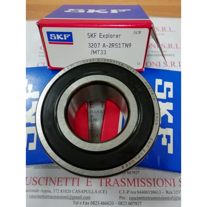 Cuscinetto 3207 A-2RS1TN9/MT33 SKF 35x72x27 Weight 0,444 32072rs,3207-2rs,3207a2rs1tn9mt33,3207bdxl2hrstvh,5207-2rs Cuscinetto 3207 A-2RS1TN9/MT33 SKF 35x72x27 Weight 0,444 32072rs,3207-2rs,3207a2rs1tn9mt33,3207bdxl2hrstvh,5207-2rs