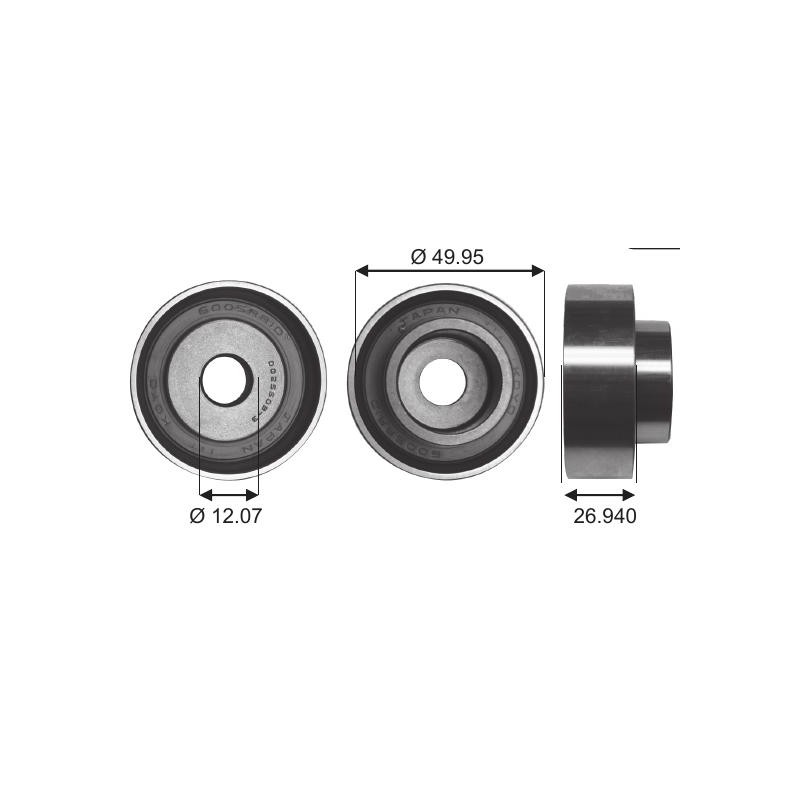 Cuscinetto DG 2550 B-32RR1D KOYO (12,2/25x50x27/42) Weight 0,24 DG2550B32RR1D Cuscinetto DG 2550 B-32RR1D KOYO (12,2/25x50x27/42) Weight 0,24 DG2550B32RR1D