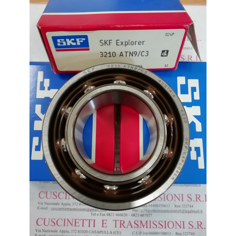 Cuscinetto 3210 ATN9/C3 SKF 50x90x30,2 Weight 0,667 3210C3,3210-C3,3210ATN9C3,