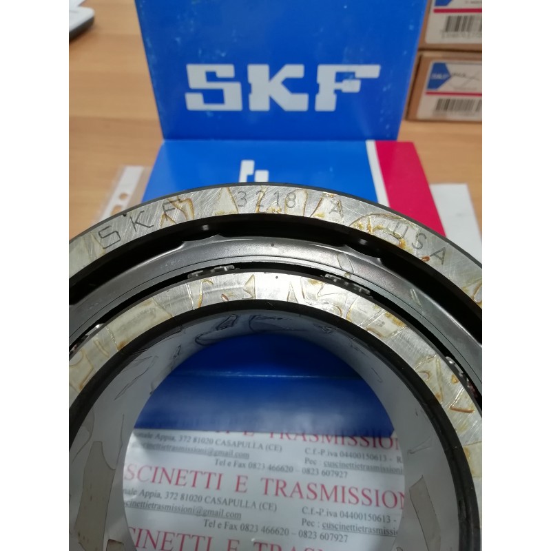 Cuscinetto 3218 A SKF 90x160x52,4 Gabbia in acciaio 3218,3218A,